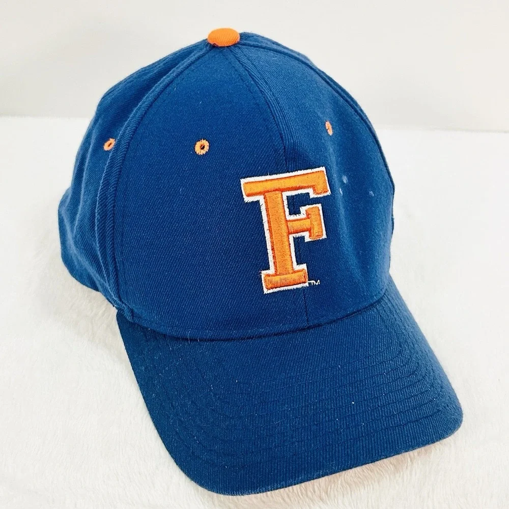 Zephyr Florida Gators F Logo Stretch Flex Hat Cap L/XL‎ Blue NCAA College
